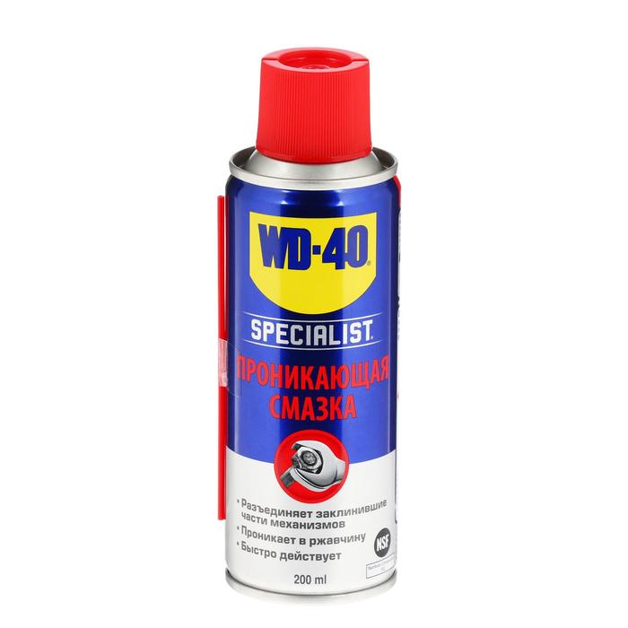 Быстродействующая проникающая смазка WD-40 SPECIALIST, 200 мл
Быстродействующая проникающая смазка WD-40 SPECIALIST, 200 мл