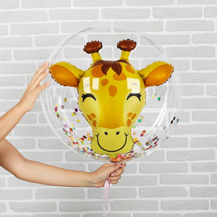Шар полимерный «Шар в шаре. Жираф» + конфетти
Шар полимерный «Шар в шаре. Жираф» + конфетти
