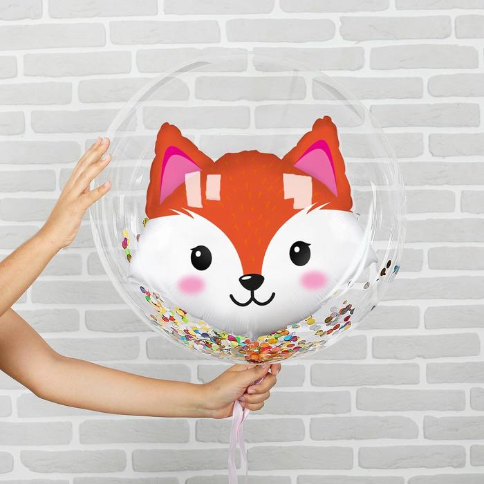 Шар полимерный «Шар в шаре. Лиса» + конфетти
Шар полимерный «Шар в шаре. Лиса» + конфетти
