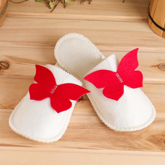 Тапки для бани и сауны "Бабочка", микс
Тапки для бани и сауны "Бабочка", микс