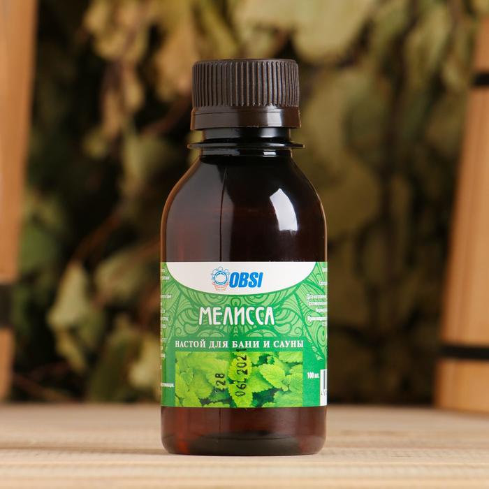 Настой для бани и сауны "Мелисса" 100мл
Настой для бани и сауны "Мелисса" 100мл