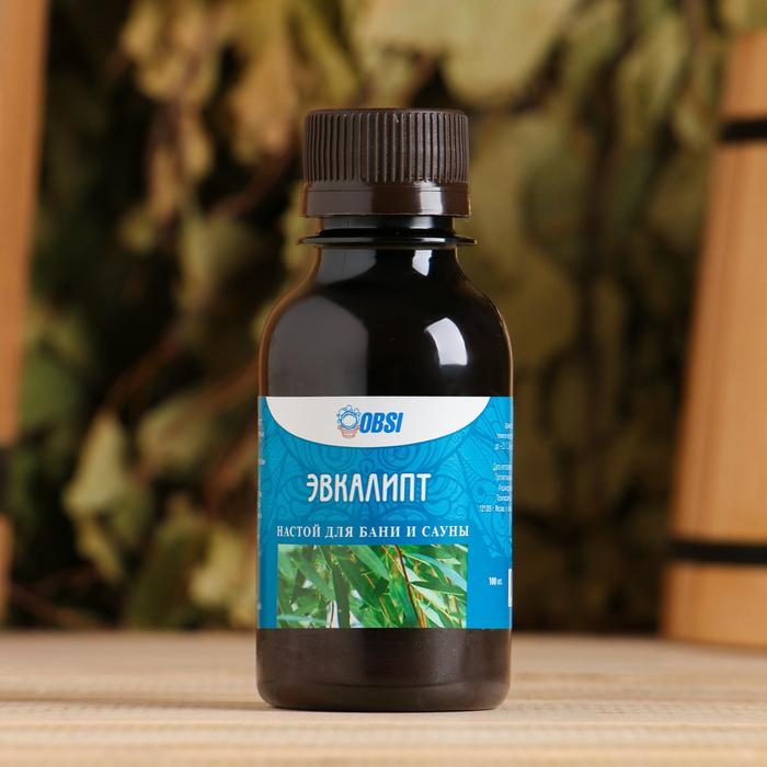 Настой для бани и сауны "Эвкалипт" 100мл 
Настой для бани и сауны "Эвкалипт" 100мл