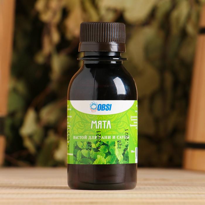 Настой для бани и сауны "Мята" 100мл
Настой для бани и сауны "Мята" 100мл