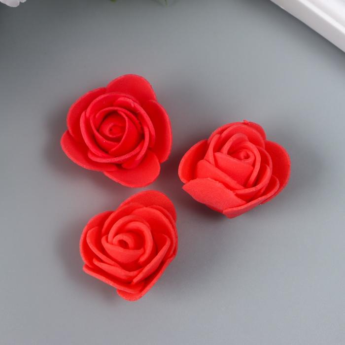 Набор декоративных роз 3 см, 3 шт, розовый
Набор декоративных роз 3 см, 3 шт, розовый