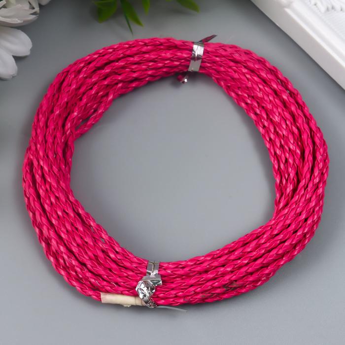 Плетёный шнур 3 мм, 5 м, ярко-розовый
Плетёный шнур 3 мм, 5 м, ярко-розовый