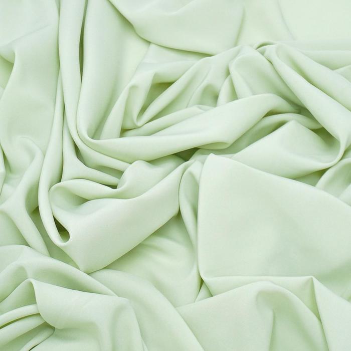 Ткань плательная, гладкокрашенная, стрейч, ширина 145 см, цвет светло-зелёный
Ткань плательная, гладкокрашенная, стрейч, ширина 145 см, цвет светло-зелёный