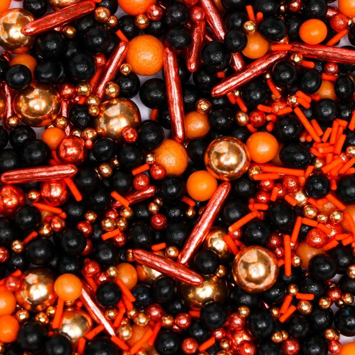 Кондитерская посыпка ассорти «Чёрный с оранжевым», 50 г
Кондитерская посыпка ассорти «Чёрный с оранжевым», 50 г