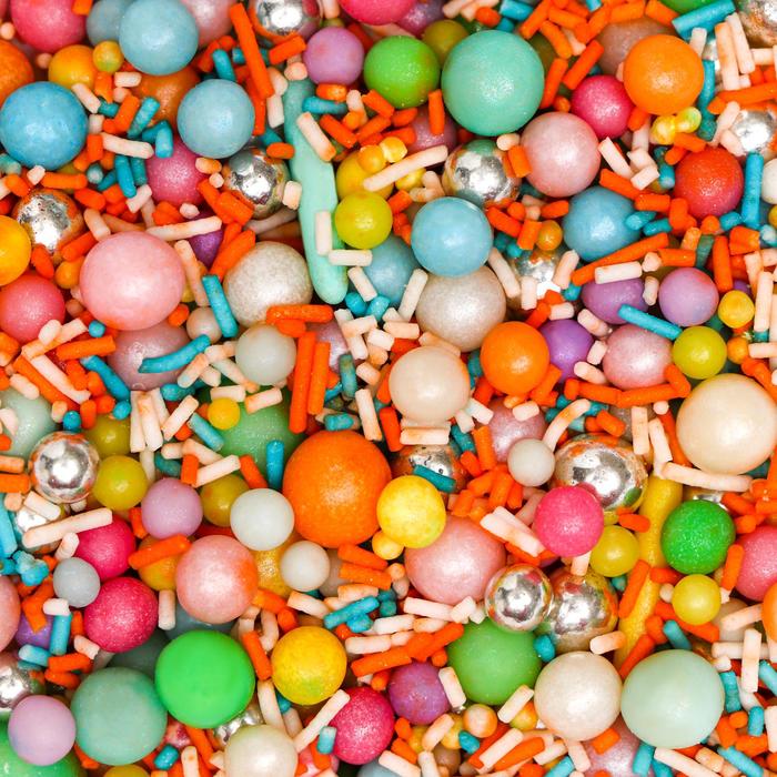 Кондитерская посыпка «Радуга», с мягким центром, 50 г 
Кондитерская посыпка «Радуга», с мягким центром, 50 г