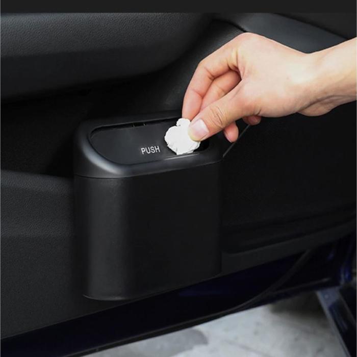 фото Карман-органайзер для мелочей, внутрисалонный, крепление на дверь, черный