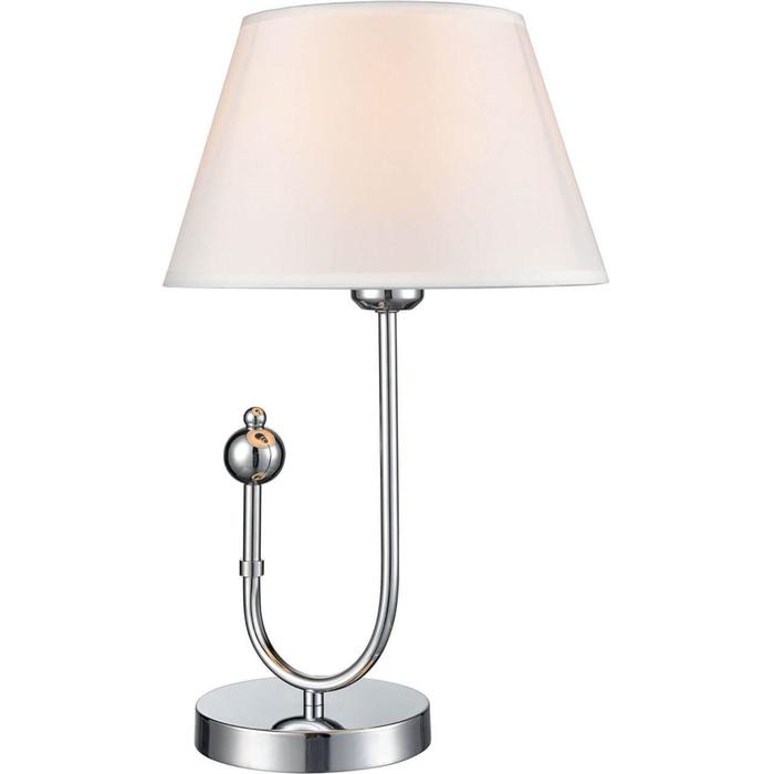 фото Настольная лампа fabio, 1x60вт e27 , цвет хром vele luce