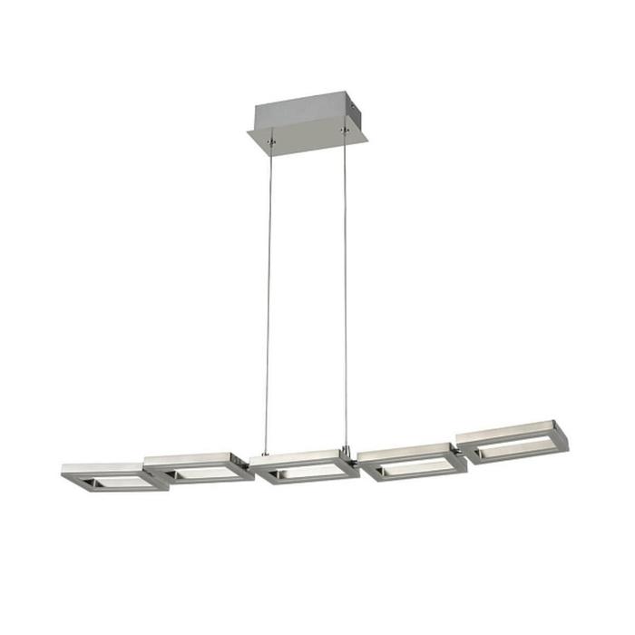 Люстра Retta, 38Вт LED, 4000K, 2660lm, цвет никель