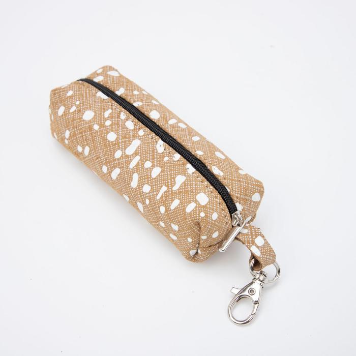 Ключница на молнии, длина 13 см, металлическое кольцо, цвет бежевый
Ключница на молнии, длина 13 см, металлическое кольцо, цвет бежевый