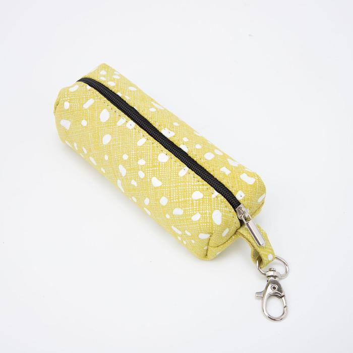 Ключница на молнии, длина 13 см, металлическое кольцо, цвет жёлтый
Ключница на молнии, длина 13 см, металлическое кольцо, цвет жёлтый