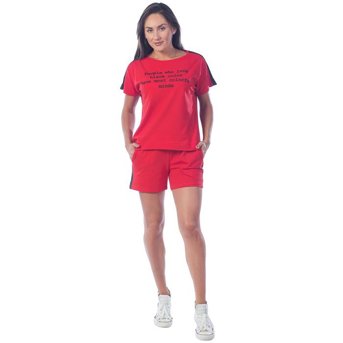 Костюм женский, размер 48, цвет красный
Костюм женский, размер 48, цвет красный