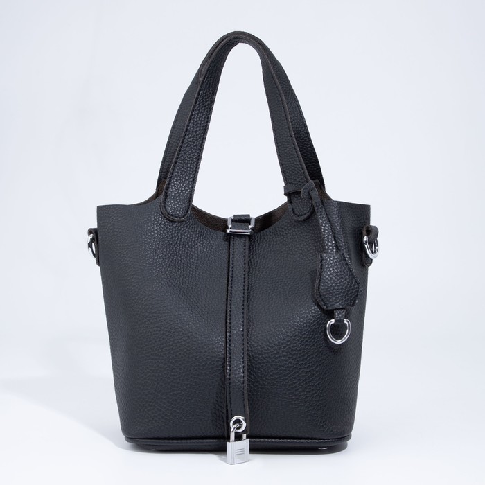 Сумка-тоут, открытый отдел, длинный ремень, цвет чёрный
Сумка-тоут, открытый отдел, длинный ремень, цвет чёрный