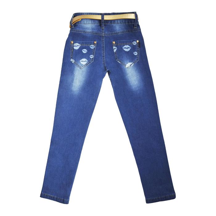 фото Джинсы для девочек, рост 110 см yuke jeans