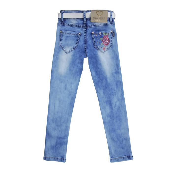 фото Джинсы для девочек, рост 134 см yuke jeans