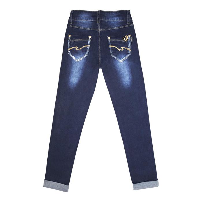 фото Джинсы для девочек, рост 140 см yuke jeans