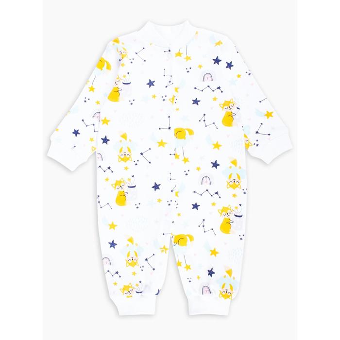 Комбинезон для новорожденных с манжетами, рост 80 см, принт облачный лис, цвет белый
Комбинезон для новорожденных с манжетами, рост 80 см, принт облачный лис, цвет белый