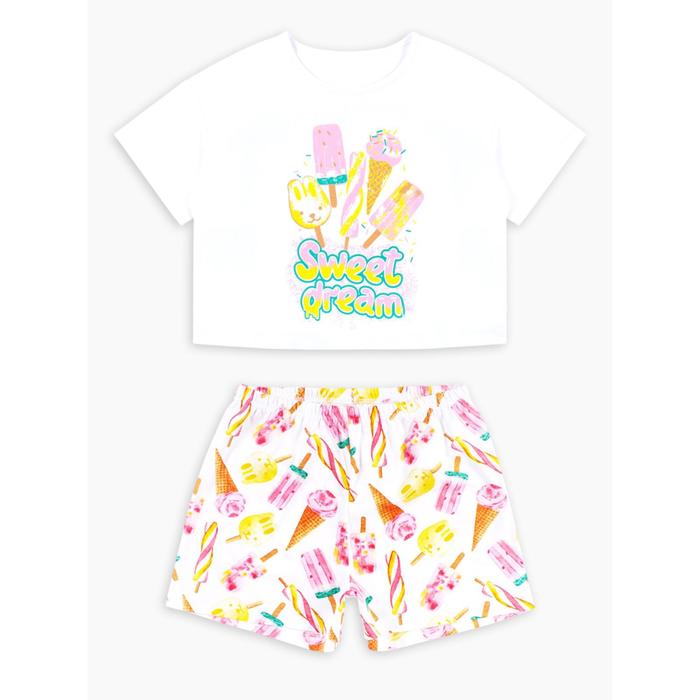 Пижама для девочки с шортами, рост 158 см
Пижама для девочки с шортами, рост 158 см