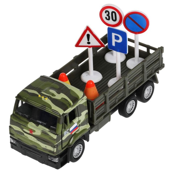 Машина металлическая KAMAZ», 12 см открываются двери и багажник, инерция, дорожные знаки
Машина металлическая KAMAZ», 12 см открываются двери и багажник, инерция, дорожные знаки