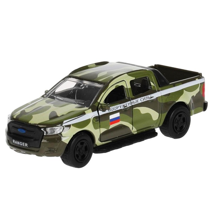 Машина металлическая Ford ranger BC, 12 см, открываются двери и багажник, инерция, с пушкой 
Машина металлическая Ford ranger BC, 12 см, открываются двери и багажник, инерция, с пушкой