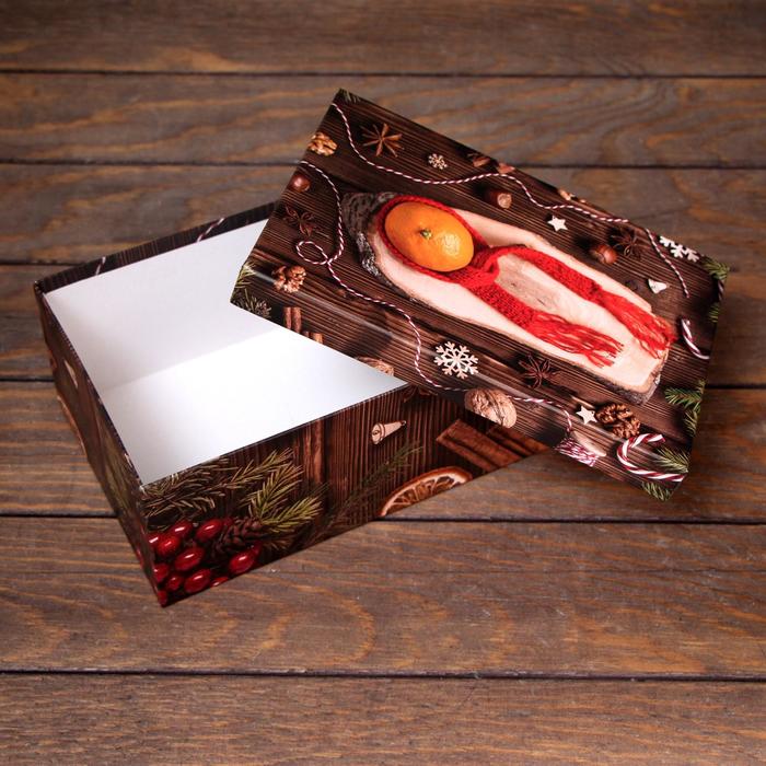 Подарочная коробка "Мандарины", 23,5 х 15,5 х 10 см
Подарочная коробка "Мандарины", 23,5 х 15,5 х 10 см