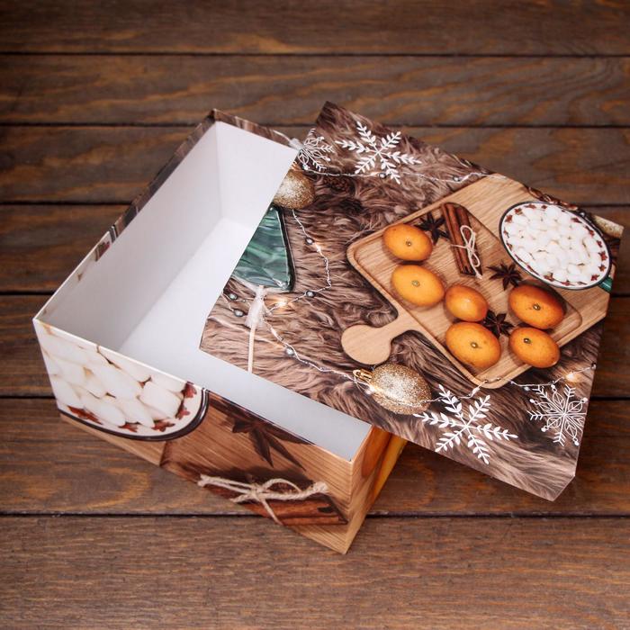 Подарочная коробка "Мандарины", 23 х 23 х 12 см
Подарочная коробка "Мандарины", 23 х 23 х 12 см