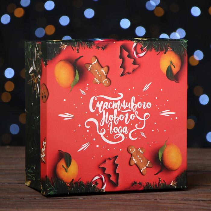 Подарочная коробка "Мандарины", 18 х 18 х 9 см
Подарочная коробка "Мандарины", 18 х 18 х 9 см