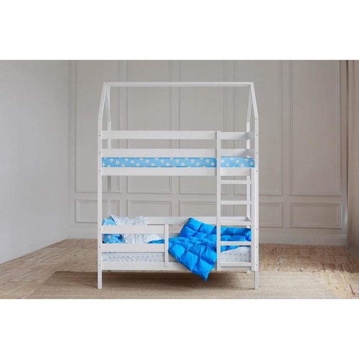 Двухъярусная кровать Домик подростковая 800*1600 белая
Двухъярусная кровать Домик подростковая 800*1600 белая