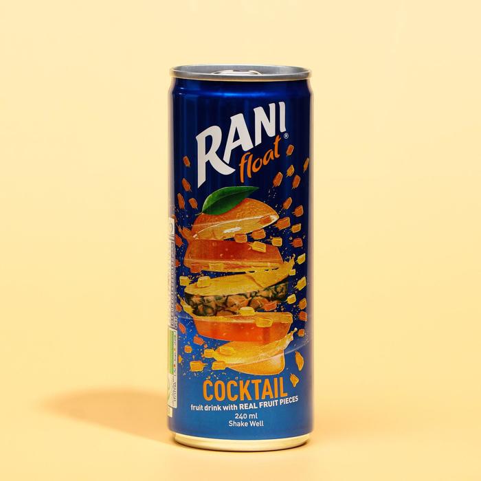 Напиток сокосодержащий б/а Рани коктейль с кусочками персика, 240 мл
Напиток сокосодержащий б/а Рани коктейль с кусочками персика, 240 мл