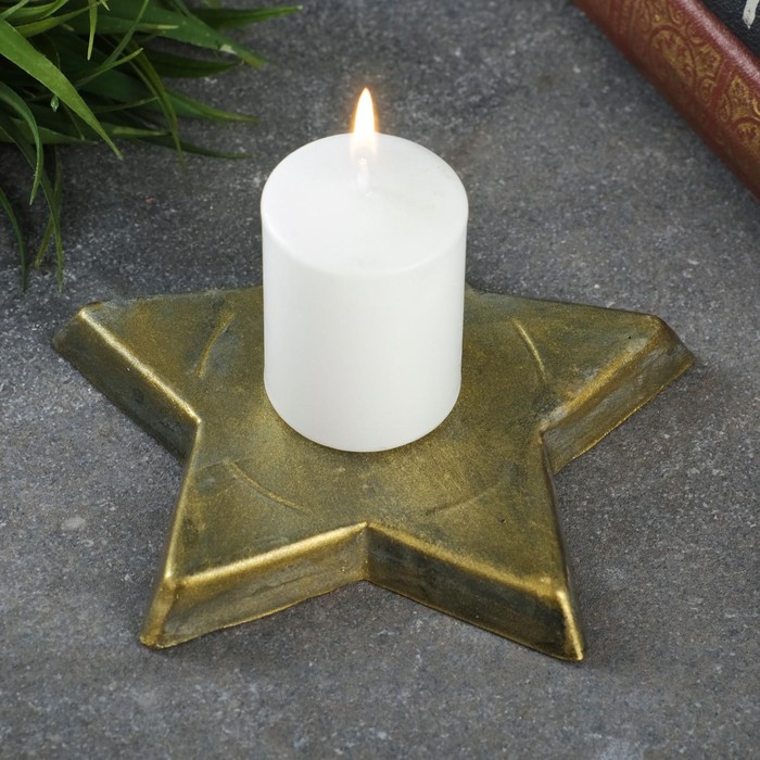 Подсвечник "Латунь" 14х14х1 см, для свечи d=7 см
Подсвечник "Латунь" 14х14х1 см, для свечи d=7 см