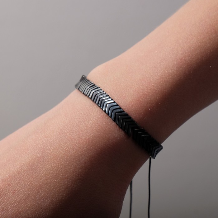 Браслет "Гематит" тонкие стрелы, цвет тёмно-серый, 7 см
Браслет "Гематит" тонкие стрелы, цвет тёмно-серый, 7 см