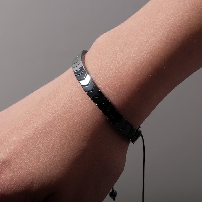 Браслет "Гематит" стрела, цвет тёмно-серый, 7 см
Браслет "Гематит" стрела, цвет тёмно-серый, 7 см