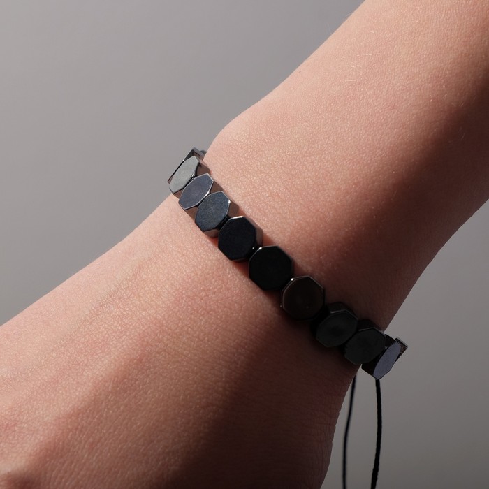 Браслет "Гематит" многоугольник, цвет тёмно-серый, 7 см
Браслет "Гематит" многоугольник, цвет тёмно-серый, 7 см