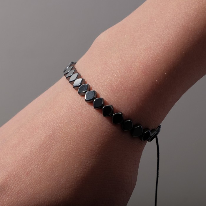 Браслет "Гематит" ромбик, цвет тёмно-серый, 7 см
Браслет "Гематит" ромбик, цвет тёмно-серый, 7 см