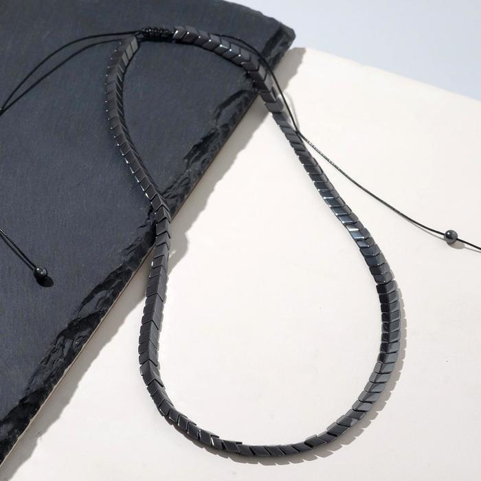 Колье "Гематит" стрелка, цвет тёмно-серый, 40 см
Колье "Гематит" стрелка, цвет тёмно-серый, 40 см