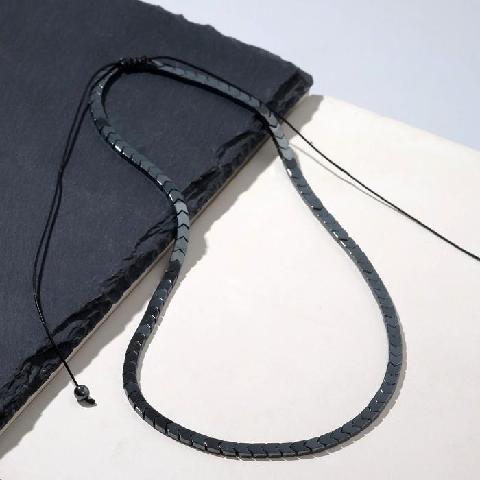 Колье "Гематит" стрелочка, цвет тёмно-серый, 40 см
Колье "Гематит" стрелочка, цвет тёмно-серый, 40 см