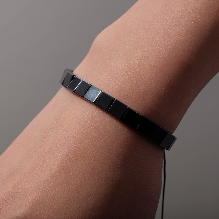 Браслет "Гематит" квадратик, цвет тёмно-серый, 7 см
Браслет "Гематит" квадратик, цвет тёмно-серый, 7 см