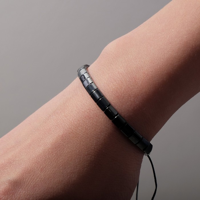 Браслет "Гематит" прямоугольник, цвет тёмно-серый, 7 см 
Браслет "Гематит" прямоугольник, цвет тёмно-серый, 7 см