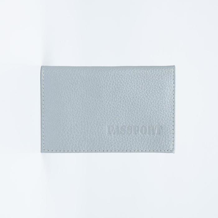 Обложка для паспорта, цвет серебристый
Обложка для паспорта, цвет серебристый