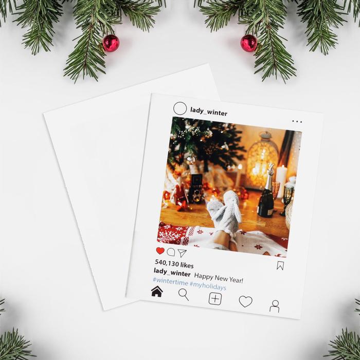 Открытка-инстаграм «Уютный Новый год», 8,8 х 10,7 см
Открытка-инстаграм «Уютный Новый год», 8,8 х 10,7 см