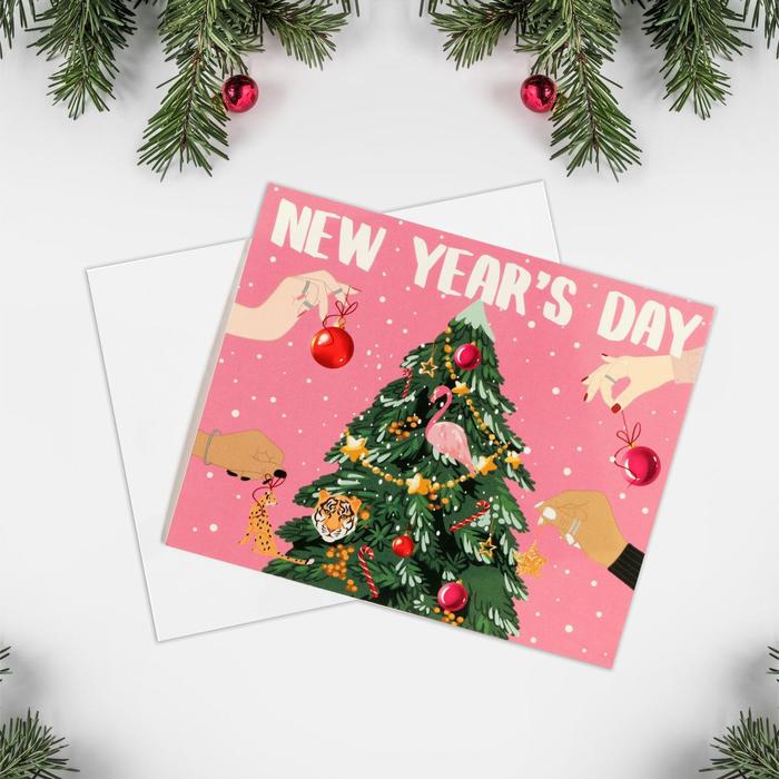 Открытка-мини «С Новым годом», 8,8 х 10,7 см
Открытка-мини «С Новым годом», 8,8 х 10,7 см