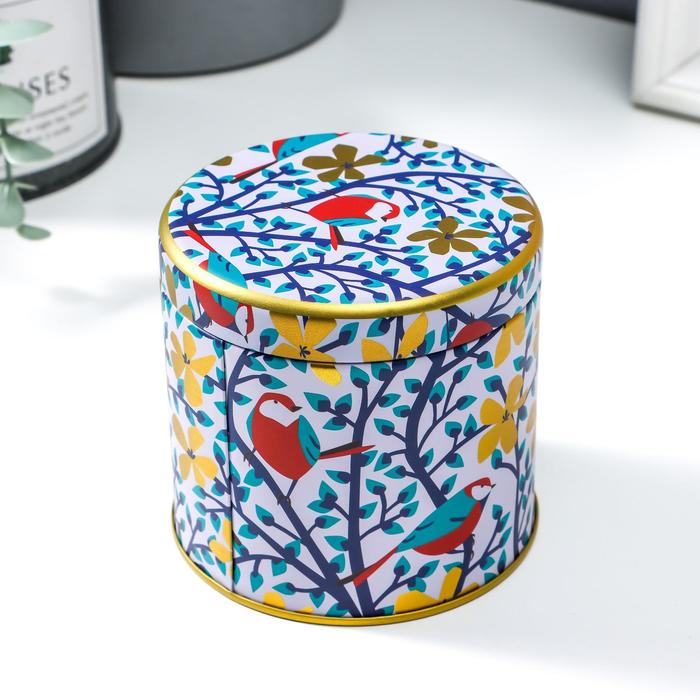 Шкатулка металл круглая "Птица на деревце с цветком" 8,3х8,5х8,5 см
Шкатулка металл круглая "Птица на деревце с цветком" 8,3х8,5х8,5 см