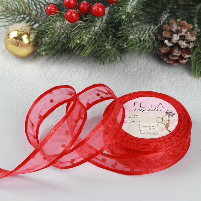 Лента капроновая «Горох», 25 мм × 18 ± 1 м, цвет красный
Лента капроновая «Горох», 25 мм × 18 ± 1 м, цвет красный