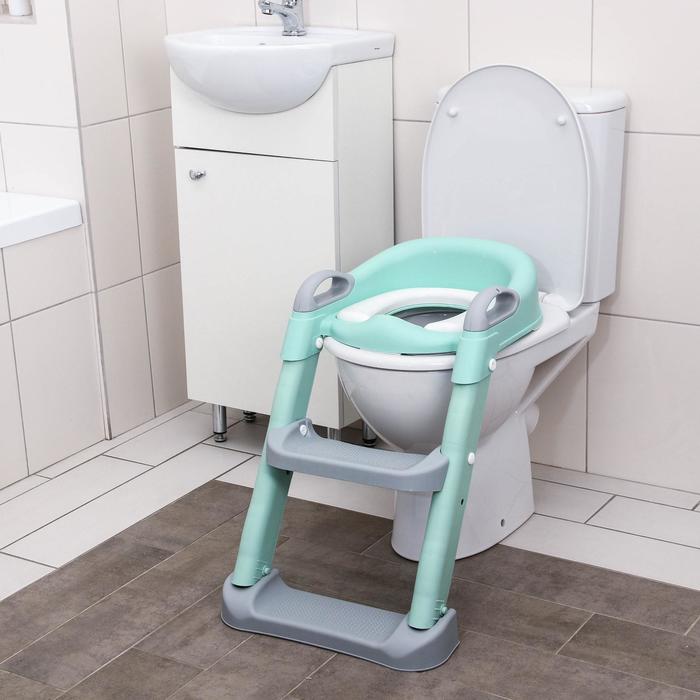 Детское сиденье на унитаз, цвет серый/зеленый
Детское сиденье на унитаз, цвет серый/зеленый