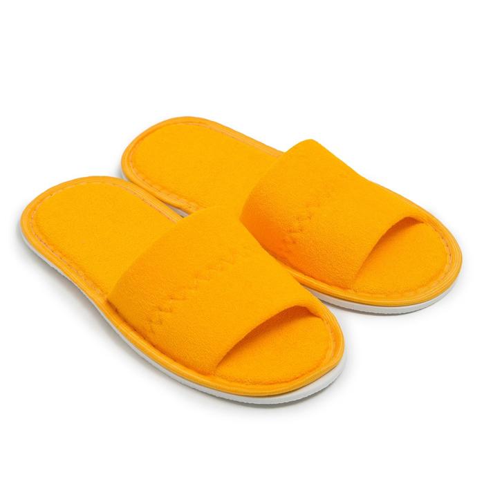 Тапочки женские, цвет жёлтый размер 39-41
Тапочки женские, цвет жёлтый размер 39-41