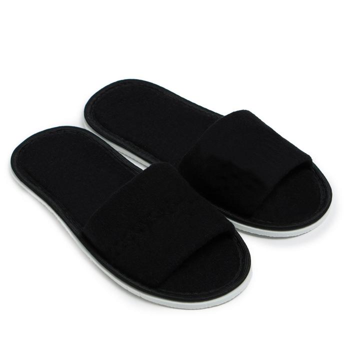 Тапочки женские, цвет черный, размер 39-41
Тапочки женские, цвет черный, размер 39-41