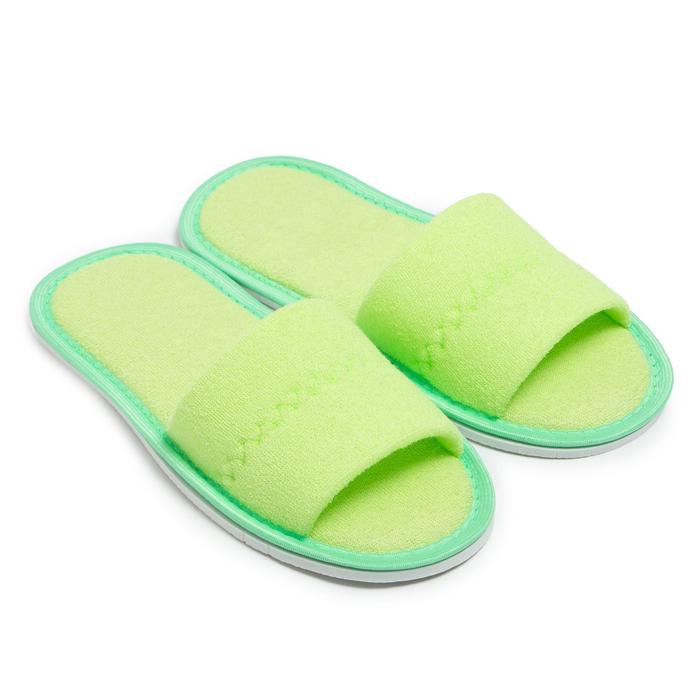 Тапочки женские, цвет салатовый, размер 36-38
Тапочки женские, цвет салатовый, размер 36-38