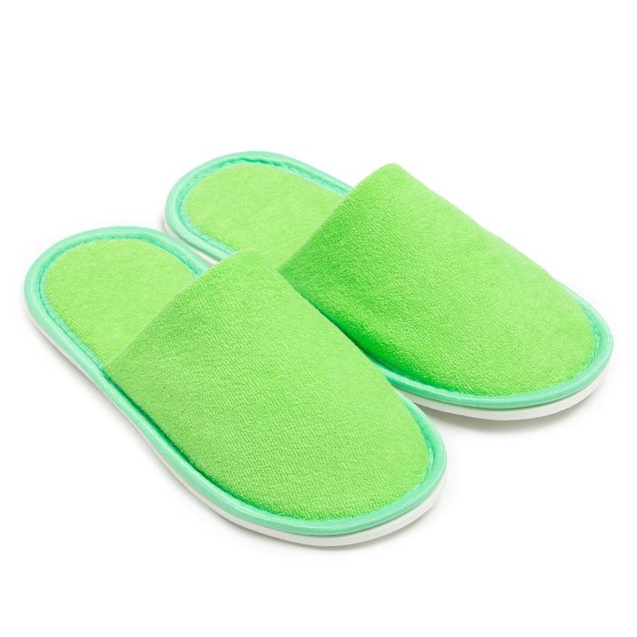 Тапочки женские, цвет салатовый, размер 39-41
Тапочки женские, цвет салатовый, размер 39-41